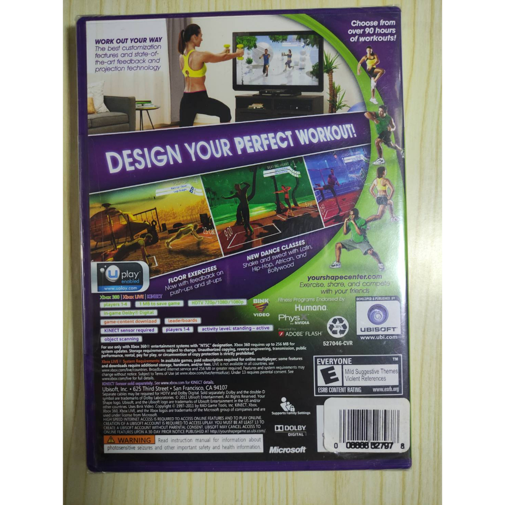 มือ1-xbox-360-kinect-your-shape-fitness-evolved-2012-ntsc-เล่นได้ทุกโซน