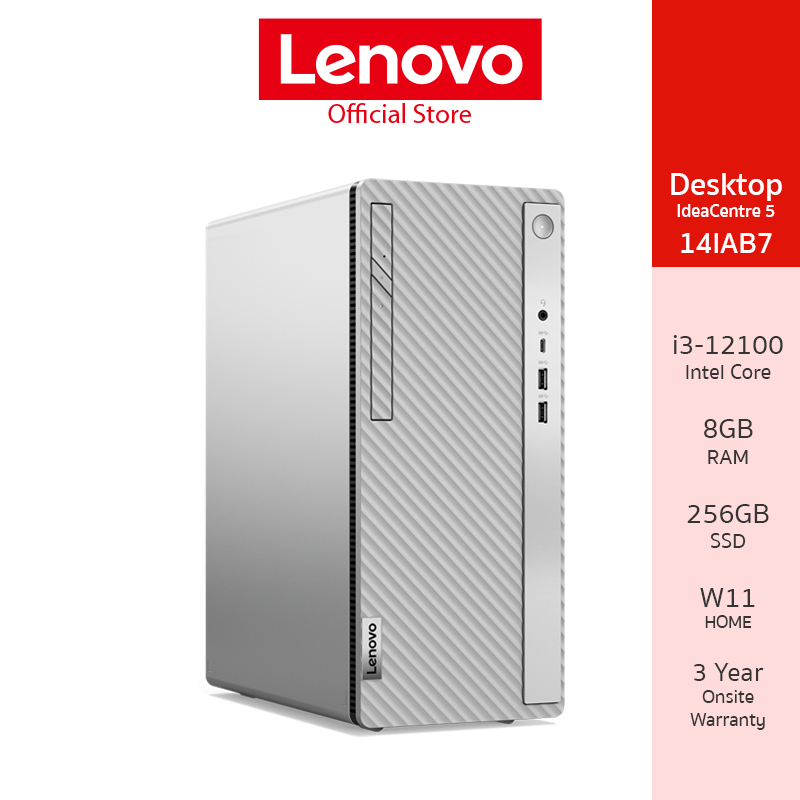 Lenovo Desktop IdeaCentre 5 14IAB7 90T3007WTA i312100/8GB /256GB