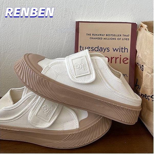 renben-ฤดูร้อนผู้หญิงแพลตฟอร์มแต่เพียงผู้เดียว-ลําลอง-รองเท้าผ้าใบแฟชั่น