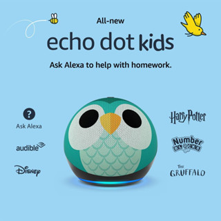 *All-New* Echo Dot (5th Gen, 2022 release) Kids | Owl