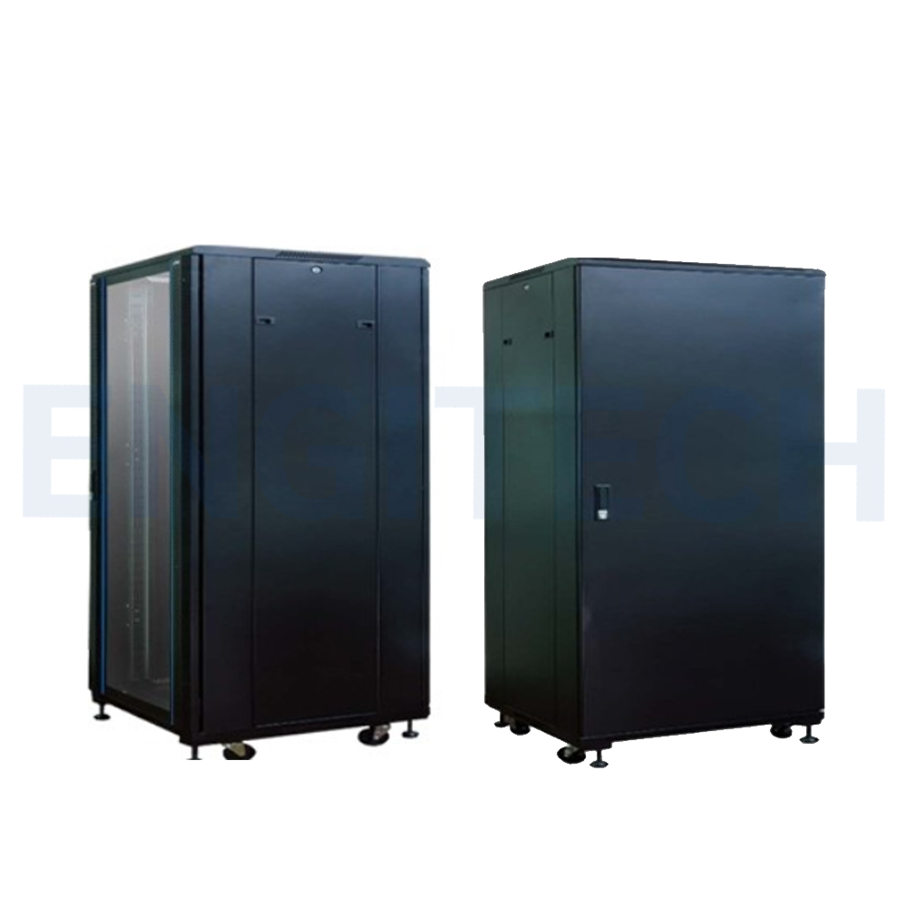 ch-60615gs-ตู้แร็คแบบตั้งพื้น-cabinet-rack-link-19-glass-rack-15u-60-x-60-cm-black-60-x-60-x-88
