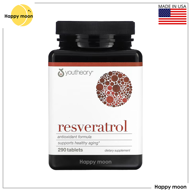 Youtheory, Resveratrol, 290 Tablets Shopee Thailand