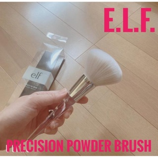 แท้ พร้อมส่ง E.L.F. elf Precision Powder Brush แปรงแป้ง ปัดแป้งฝุ่น ELF บลัฟ อีแอลเอฟ แปรงขนสังเคราะห์