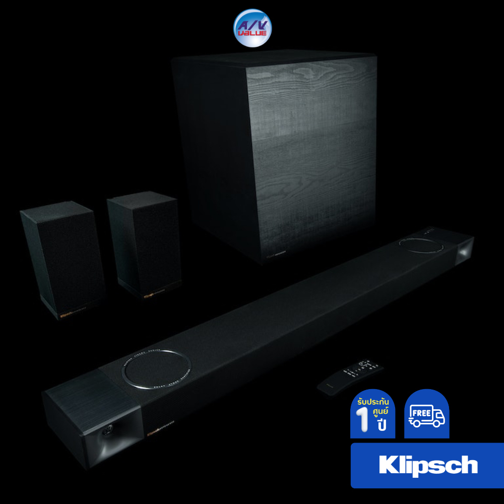 klipsch-cinema-1200-dolby-atmos-5-1-4-sound-bar-surround-sound-system-ผ่อน-0