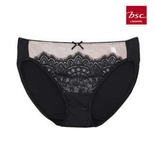 BSC Lingerie Panty กางเกงชั้นในลูกไม้เซ๊กซี่ รูปเเบบบิกินนี่ - BU4305 BE,BL,GR