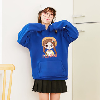 เสื้อแขนยาว BK358-LONG  เสื้อฮุ้ตแฟชั่น สกรีนลาย  แฟชั่นแขนยาวใส่ได้ทั้งหญิงและชาย