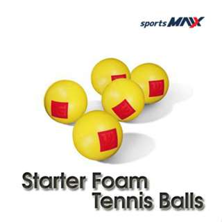 สินค้า [สินค้าขายดี] Wilson ลูกเทนนิสสำหรับเด็ก (แพ็ค12ลูก)  Starter Foam Tennis Balls Kids (12balls)