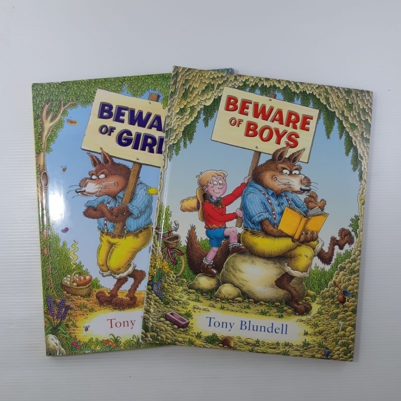 Beware of BOYS/ GIRLS by Tony Blundell (Hardback books) หนังสือปกแข็ง ...