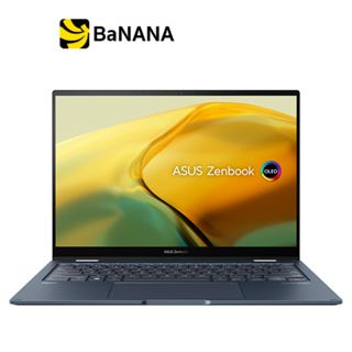 โน๊ตบุ๊คทำงาน Asus Zenbook 14 Flip UP3404VA-KN596WS Blue by Banana IT