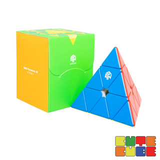 ภาพขนาดย่อของสินค้ารูบิค Pyraminx GAN M (Standard, Enhanced, Enhanced UV Edition) (มีแม่เหล็ก)  CuteCube