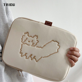 TAIDU กระเป๋าใส่โน๊ตบุ๊ค ไอแพด 11" 13" 15" ถุงกระเพาะปัสสาวะ กระเป๋าใส่แท็บเล็ตน่ารักแบบพกพา สะดวกและใช้งานได้จริง