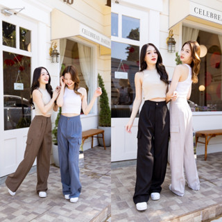 กางเกงขายาวคาร์โก้  Cargo pants Fashionbyjira&amp;rena