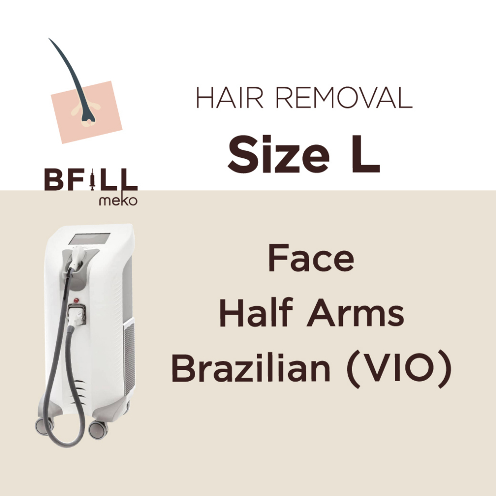 ภาพหน้าปกสินค้าHair Removal Size L (Brazilian V.I.O or Face or Half Arms) Express Que By Senior Specialist