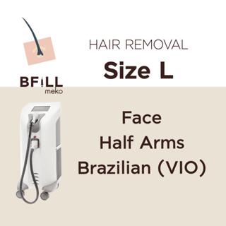 Hair Removal Size L (Brazilian V.I.O or Face or Half Arms) Express Que By Senior Specialist