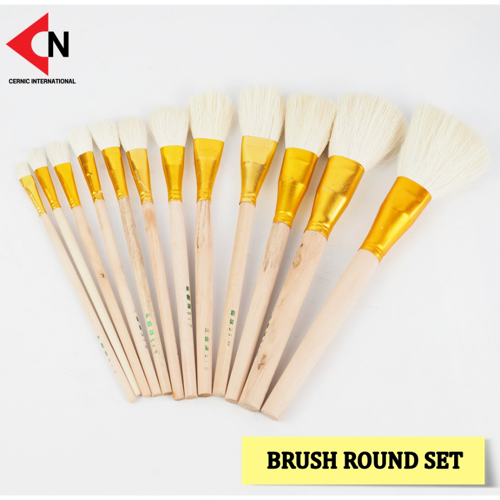 brush-พู่กันตกแต่งเซรามิค-จำหน่ายเป็นเซท-12-ชิ้น