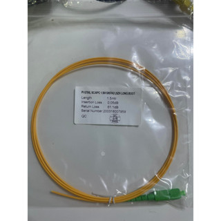 ภาพหน้าปกสินค้าPigtail Fiber SM SC/APC 3.0mm 1 Core (1.5M) ที่เกี่ยวข้อง