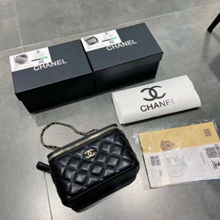 กระเป๋า Chanel box คอลเลคชั่นล่าสุด ราคานี้คุ้มมากจ้าา ✅ มีกล่อง มีใบเสร็จ ซีนมาครบ อุปกรณ์ครบ