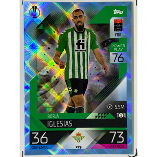 Borja Iglesias การ์ดนักฟุตบอล 2223 การ์ดสะสม Real betis belompie การ์ดนักเตะ เรอัลเบติส เบติส