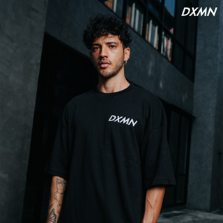 DXMN Clothing "Double Logo" Oversize Tee (Black)