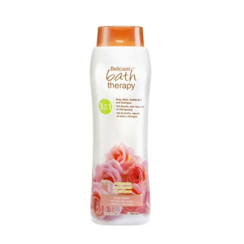 Belcam Bath Therapy Body Wash Shampoo Rose Petals 500ml.ผลิตภัณฑ์ชำระ ...