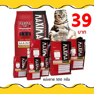 ภาพหน้าปกสินค้าอาหารแมว แม็กซิม่า Maxima ช่วยเพิ่มกล้ามเนื้อ ตัวแน่นเพิ่มน้ำหนัก บำรุงขน (แบ่งขายจาก กระสอบใหญ่ 500 กรัม ) ที่เกี่ยวข้อง