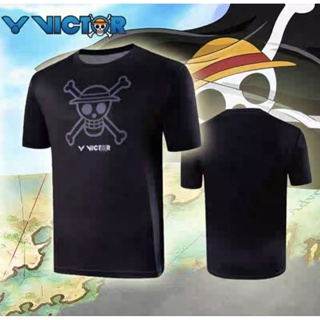 🛒(พร้อมส่ง) เสื้อแบดมินตัน 🏴‍☠️ VICTOR x ONE PIECE 🏴‍☠️  สินค้ารับประกันของแท้ 💯%