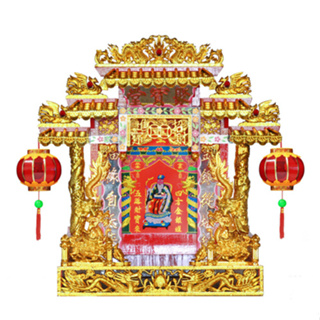 ✨️ศาลเจ้าที่ ตี่จู้เอี๊ยะ(26A)✨️ตั้งศาล เจ้าที่ใหม่ ศาลเจ้าจีน (5หลังคา ติดฐานมีเนียม 24 X 16)ขนาด 24