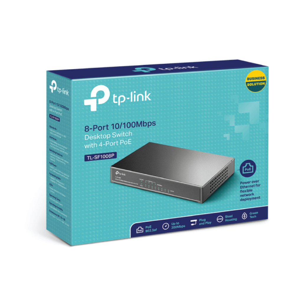 tp-link-8-port-10-100mbps-desktop-switch-with-4-port-poe-รุ่น-tl-sf1008p