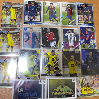 สินค้า การ์ดสะสมฟุตบอลนักเตะดัง Messi Ronaldo Mbappe  Haaland Jude ของ Topps