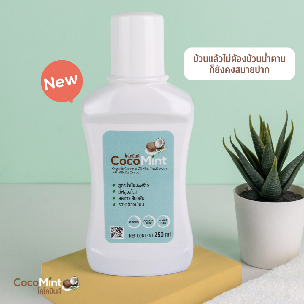 cocomint-mouthwash-น้ำยาบ้วนปาก-3-ขวด-สูตรน้ำมันมะพร้าว-มีฟลูออไรด์-ไม่แสบซ่า