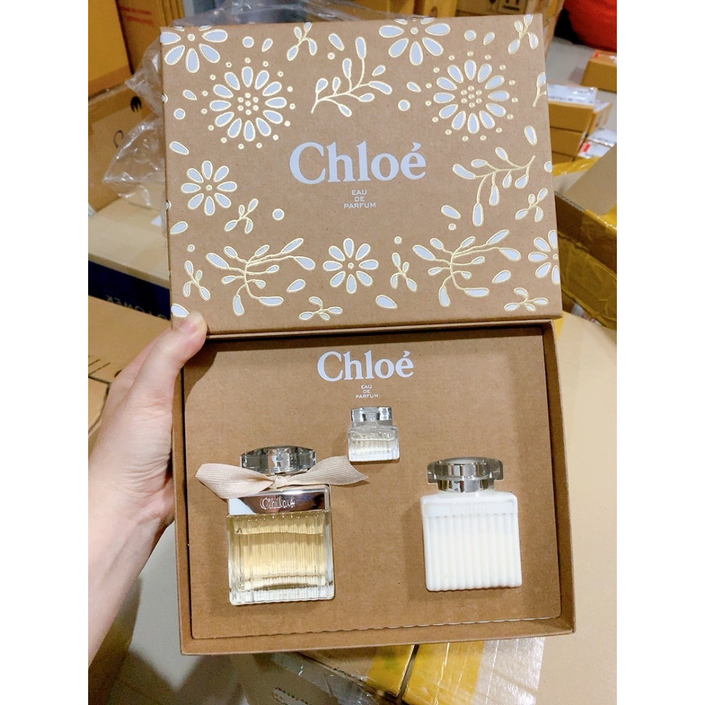 chloe-edp-3-pcs-gift-set-for-women-โบว์ครีม
