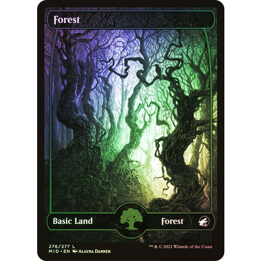 [MTG] [LAND] [MID] Basic Land Innistrad : Midnight Hunt (268-277) [FOIL ...
