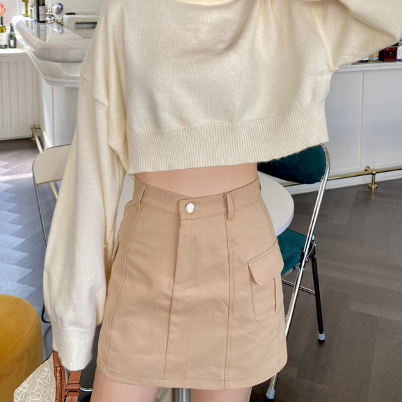 chuuchop-พร้อมส่ง-c7961-biscuits-skirt-กระโปรง-y2k-มี3สี