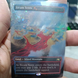 Steam Vents Galaxy foil MTG Single Card