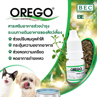 OREGO แก้ปัญหาท้องเสียเรื้อรัง สารเสริมหยดบำรุงระบบทางเดินอาหาร สำหรับสุนัขและแมว ขนาด 5 ml.