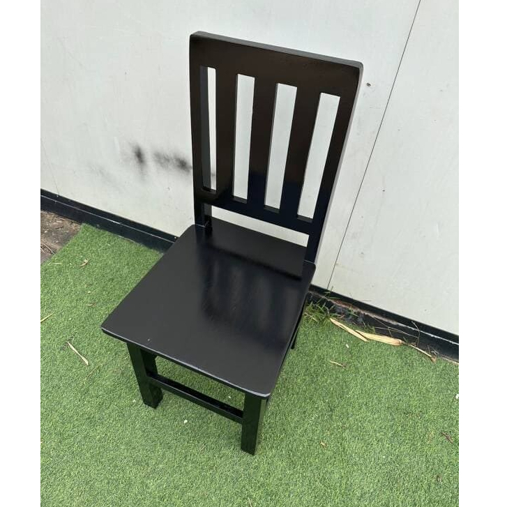 sukthongแพร่-เก้าอี้รับประทานอาหารไม้สัก-40x45สูง95ซม-สีโอ็คเคลือบเงา