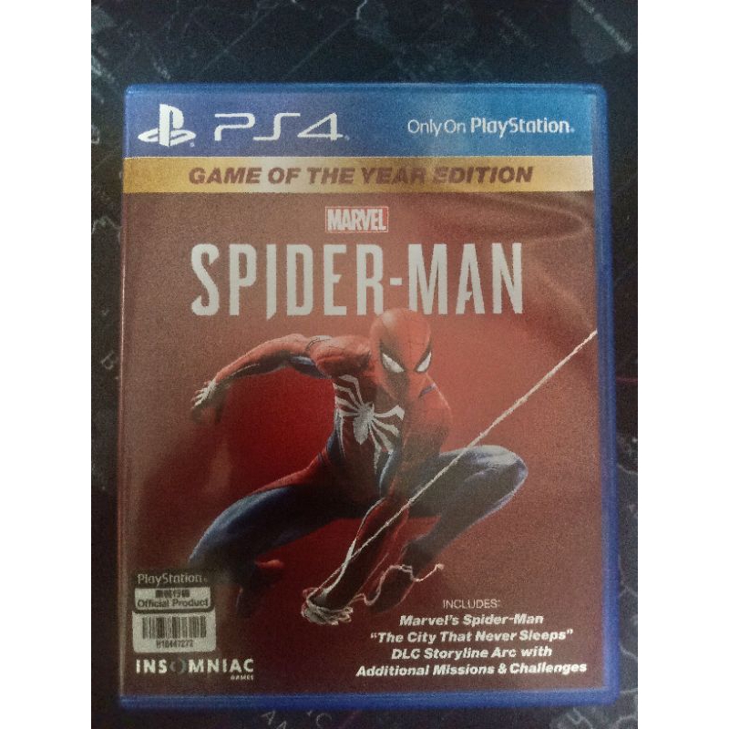 แผ่นเกม PS4 Marvel Spider Man มือสองสภาพสวยๆ ถูกสุดใน Shopee พร้อมส่ง