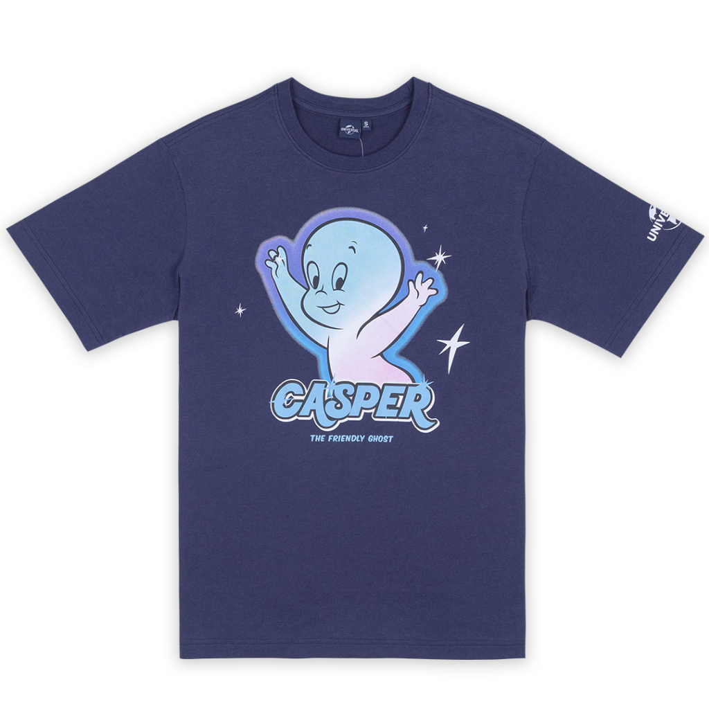 universal-studios-men-casper-the-friendly-ghost-เสื้อผู้ชายยูนิเวอร์แซล-สตูดิโอ-แคสเปอร์-สินค้าลิขสิทธ์แท้100-characters-studio