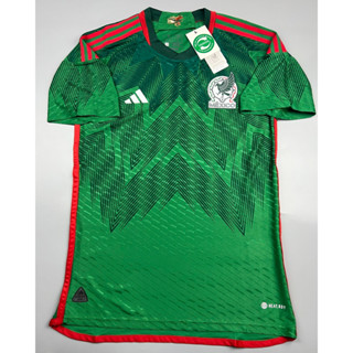 SALE !!! เสื้อบอล เพลเย่อ ทีมชาติ เม็กซิโก สีเขียว World Cup 2022  Player Mexico home Cecat