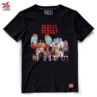 เสื้อยืดวันพีช One Piece Film Red-1586-BK