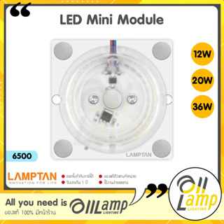 LAMPTAN หลอดไฟ LED Mini Module 12w 20w 36w Daylight (ใช้แทนหลอดนีออนกลม)