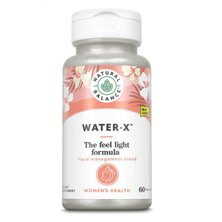 (พร้อมส่ง) Natural Balance, Water-X, Herbal Blend, Maximum Strength, 60 Vegetarian Capsules