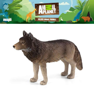 โมเดล ของเล่นเด็ก Animal Planet Model 387025P Timber Wolf Standing หมาป่า