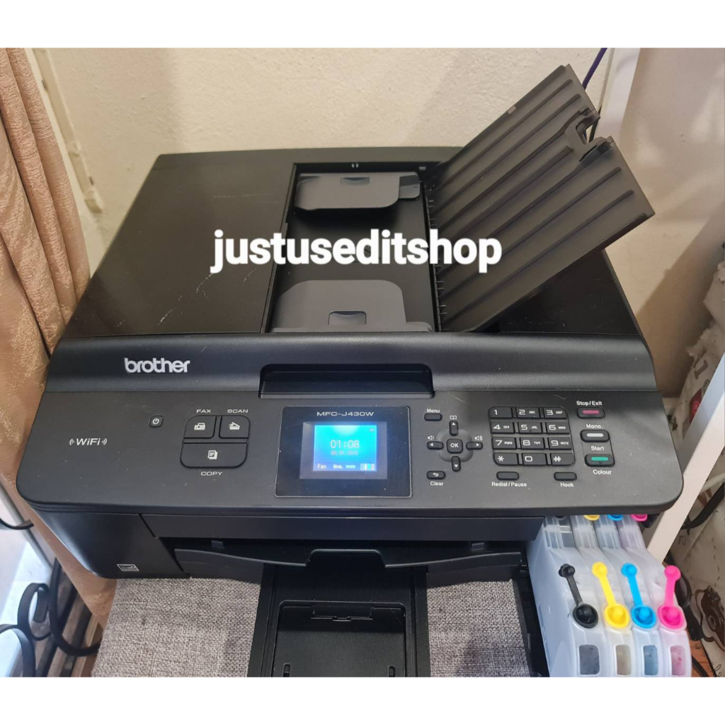 Printer Inkjet Multufinction Brother J430w Print Scan Copy Wifi ️เชื่อม