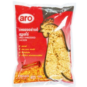 ไก่หยอง อย่างดี ตราเอโร่ ขนาด 400 กรัม/ถุง +++ARO DRIED SHREDDED Chiken 400 g+++