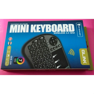 ส่งจากไทย Mini Keyboard Wireless Glink GKB-220 GKB220 คีย์บอร์ดมินิ ใช้งานร่วมกับ Smart TV มินิคีย์บอร์ด พร้อมส่ง