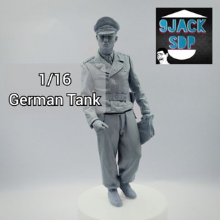 1/16 German Tank panzer ผบ.รถถัง ฝั่งเยอรมัน สงครามโลก เรซิ่น ฟิกเกอร์