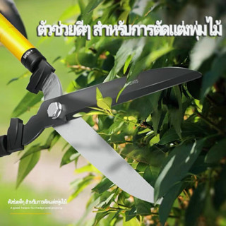 กรรไกรตัดแต่งกิ่ง กรรไกรตัดกิ่ง กรรไกรตัดหญ้า กรรไกรตัดกิ่งด้ามยาว ด้ามปรับยาวได้ ยืดได้ กรรไกรตัดแต่งกิ่งยาว ตัดหญ้