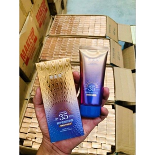 กันแดดหลอดม่วงทอง   SNOW  FACE spf35pa+++ ขนาด40ml