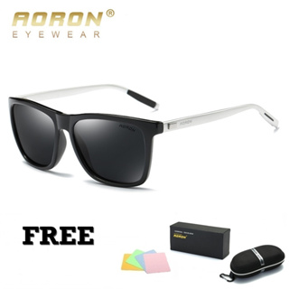 AORON-A387 [ เลนส์ดำ ] แว่นตากันแดด เลนส์ HD Polarized UV400 สินค้าพร้อมส่งจากไทย